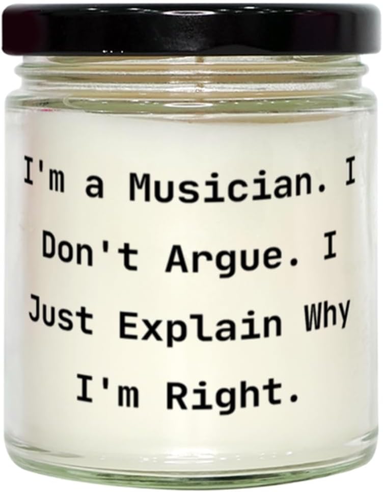 Unique Musician Scent Candle