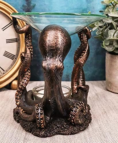 Ebros Nautical Octopus Oil Warmer Candle Holder Decor