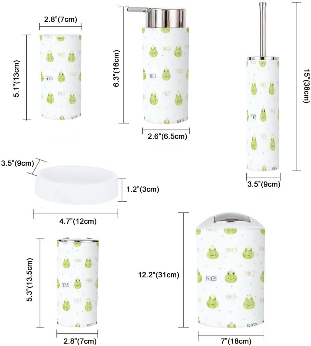 Bathroom Accessories Set for Kids and Adults Modern Design