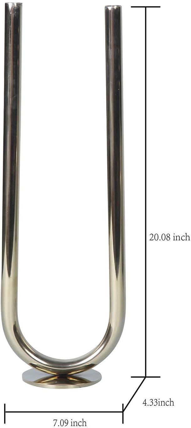 Elegant U-Shaped Candle Holder