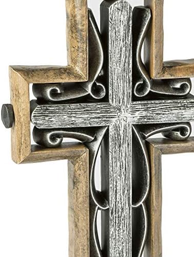 The Hand-Scraped Rustic Beech Iron Unity Cross