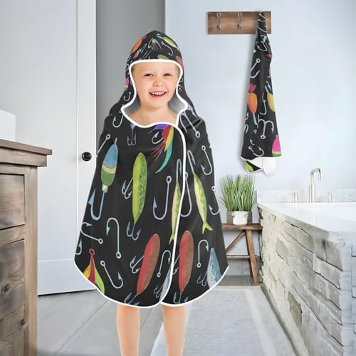 Wfrish Kids Hooded Beach Towel Wrap