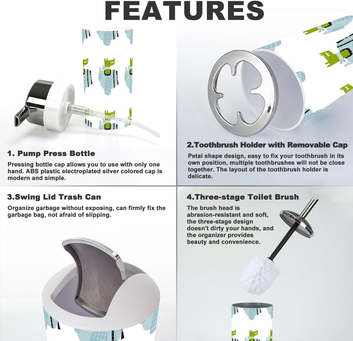 6-Piece Kids Bathroom Set
