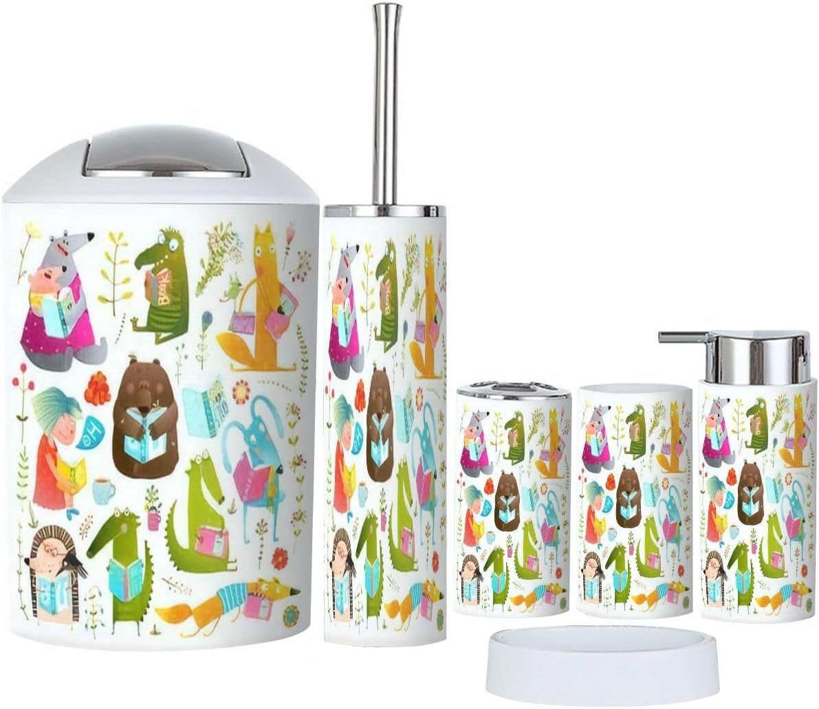 Bathroom Funny Animal Study Set for Kids
