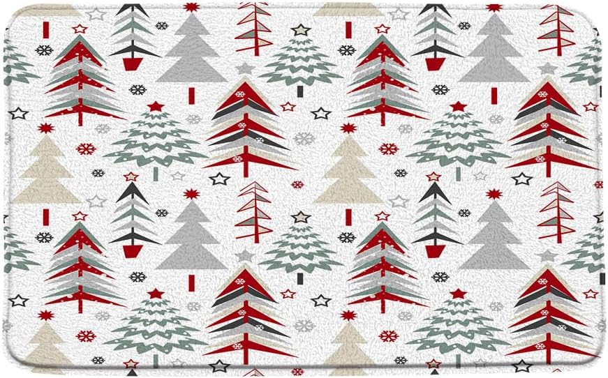 ChenRongDian Christmas Tree Bath Mat