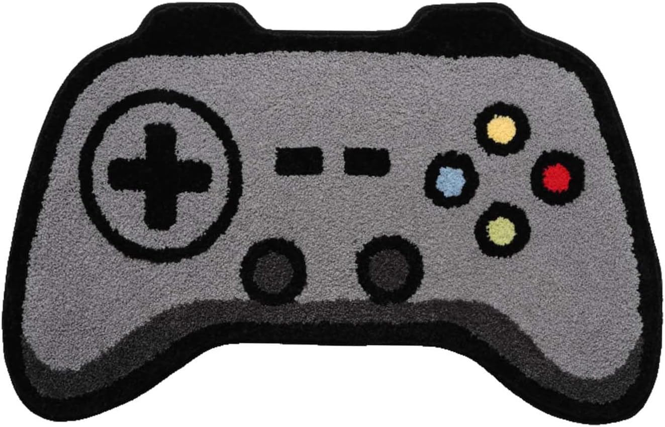Cute Gamepad Shaped Bath Mat - Non-Slip Soft and Absorbent