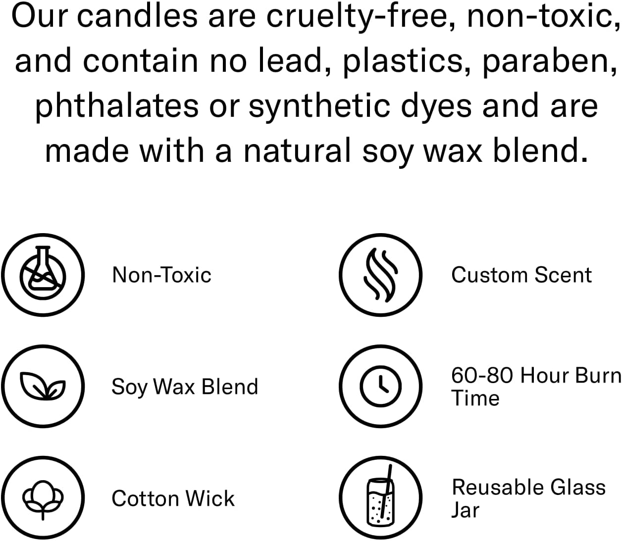 Indiana Scent Candle - Balanced Natural Soy 60-80 HR Burn farmhouse design