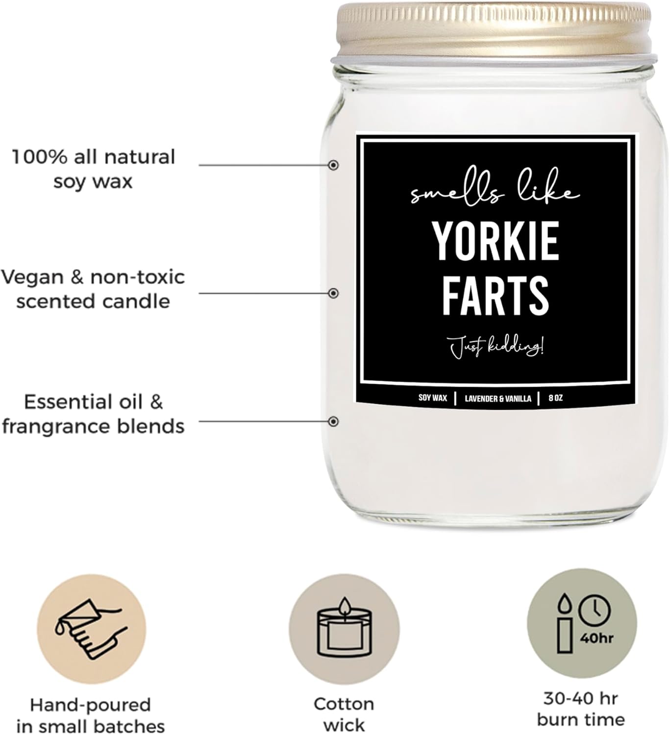 YouNique Designs Yorkie Candles