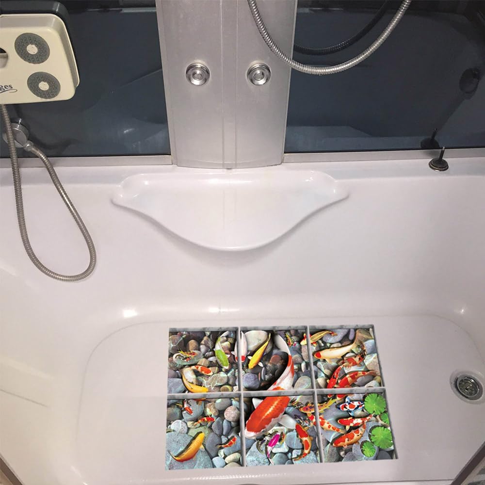 Non-Slip Bathtub Stickers for Adults and Kids 59x59 inch x6pcs