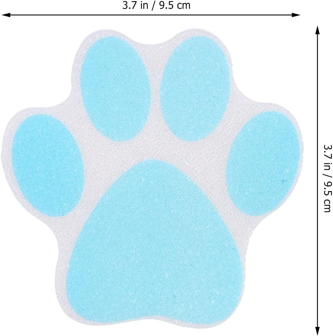 Cute Paw Print Non-Slip Sticker Set for Bats Stairs More