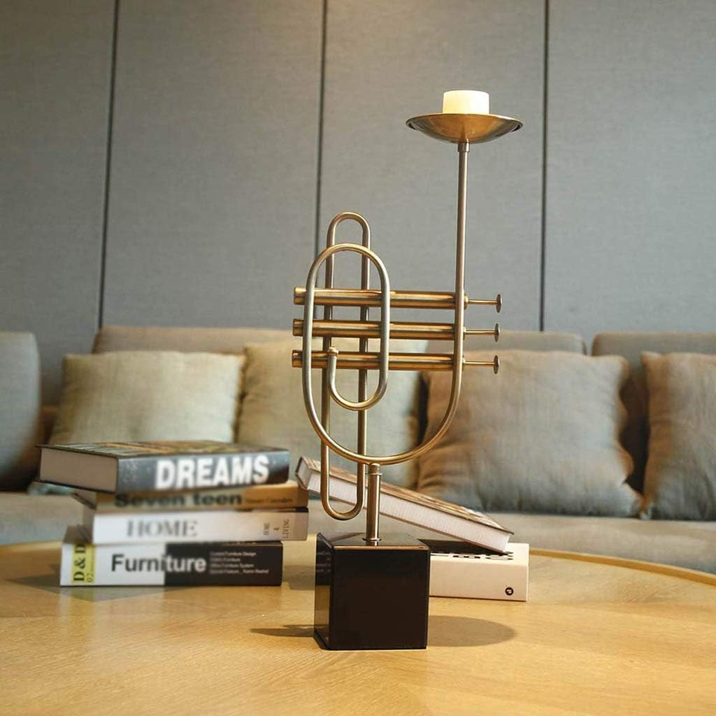 UWEREBFM Musical Instrument Candle Holder - Elegantly Extend Your Space