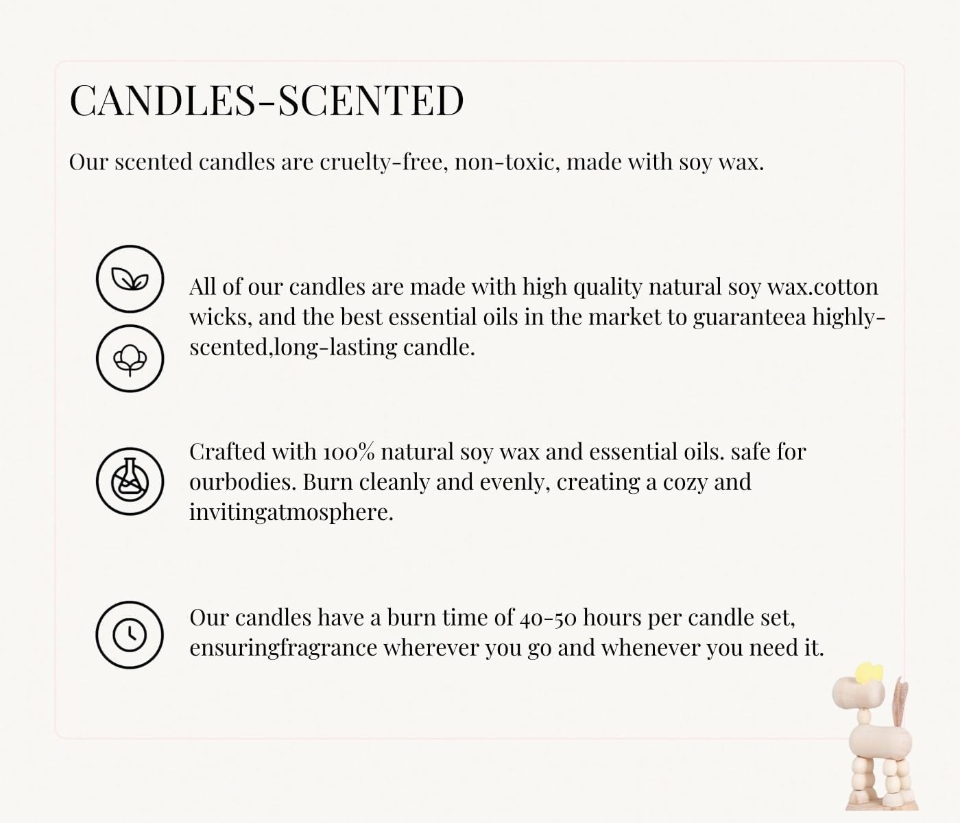 Adorable Dog Fart Candle with Scented Targets