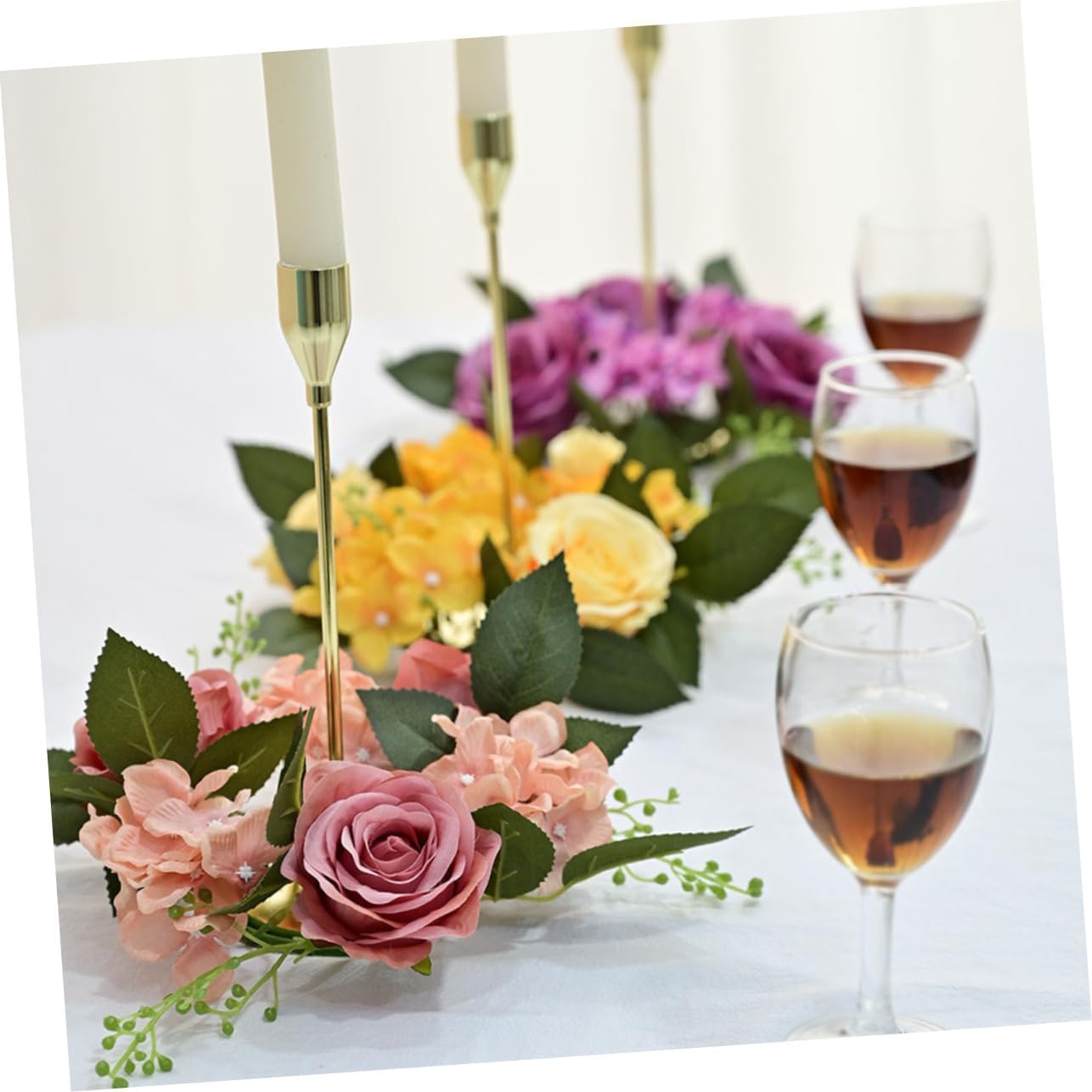 BAKOEXQUISITE - 5-Piece Candlestick Napkin Rings