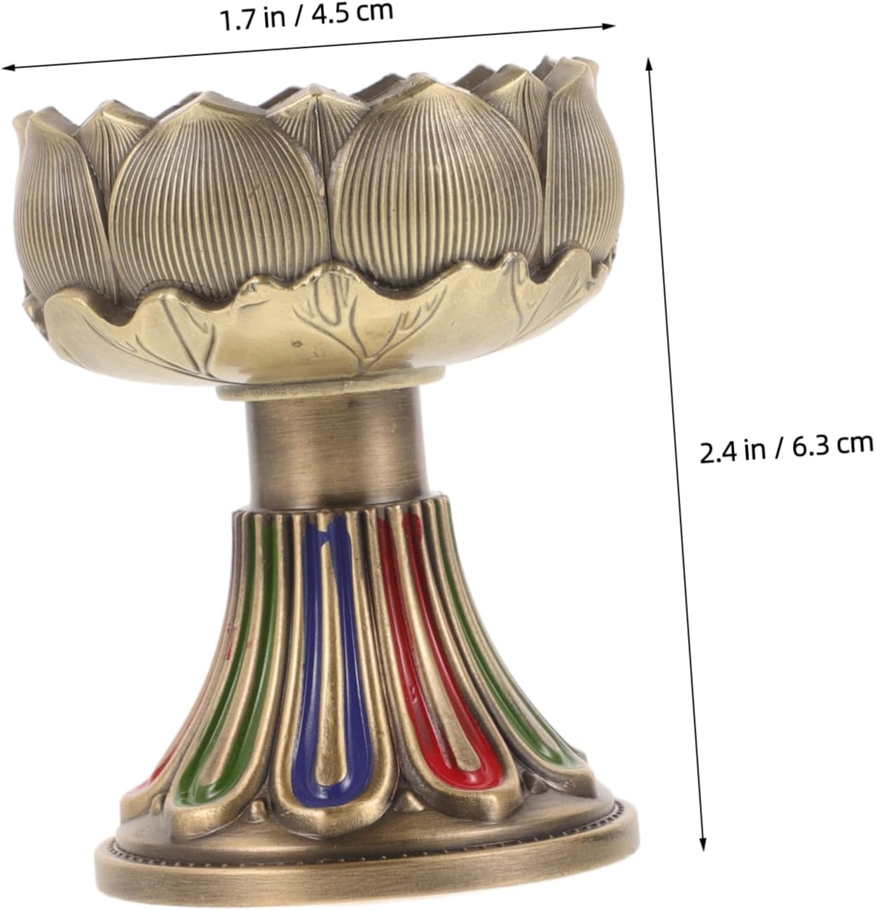 Buddhist Lotus Tea Light Candle Holder for Altar and Temple