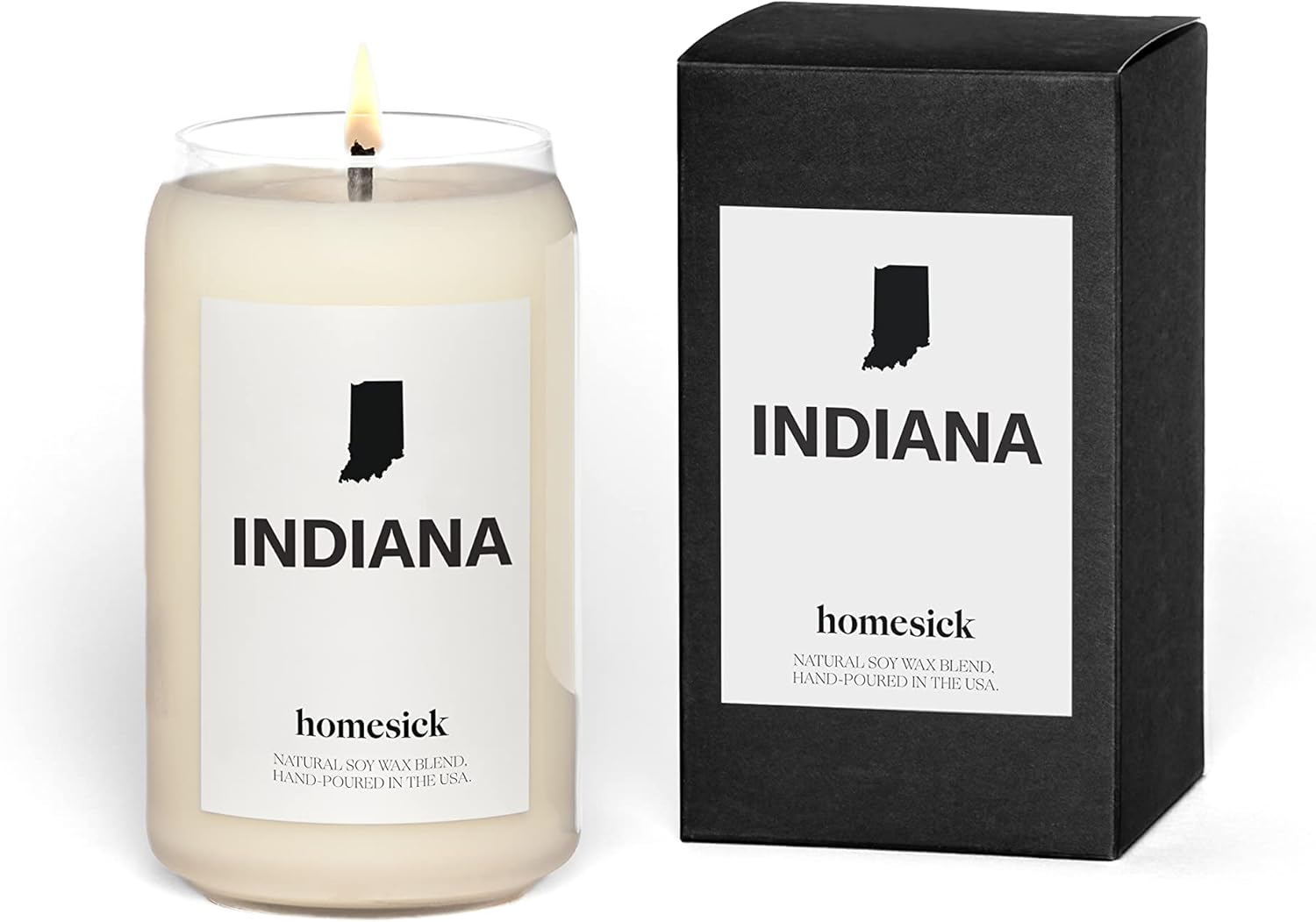 Indiana Scent Candle - Balanced Natural Soy 60-80 HR Burn farmhouse design