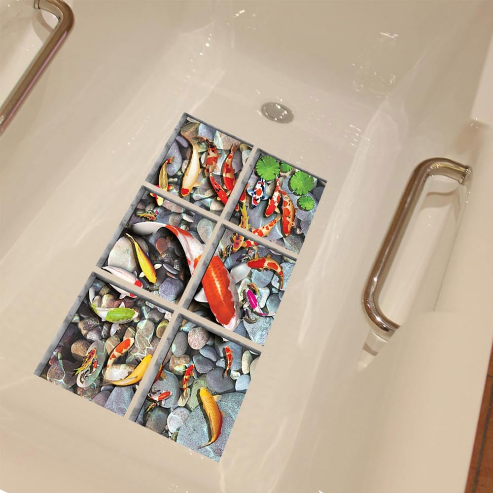 Non-Slip Bathtub Stickers for Adults and Kids 59x59 inch x6pcs