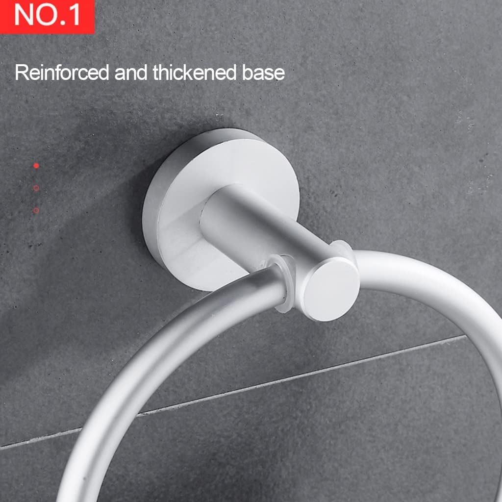 Premium Aluminum Bath Towel Holder Space-Saving Bathroom Storage