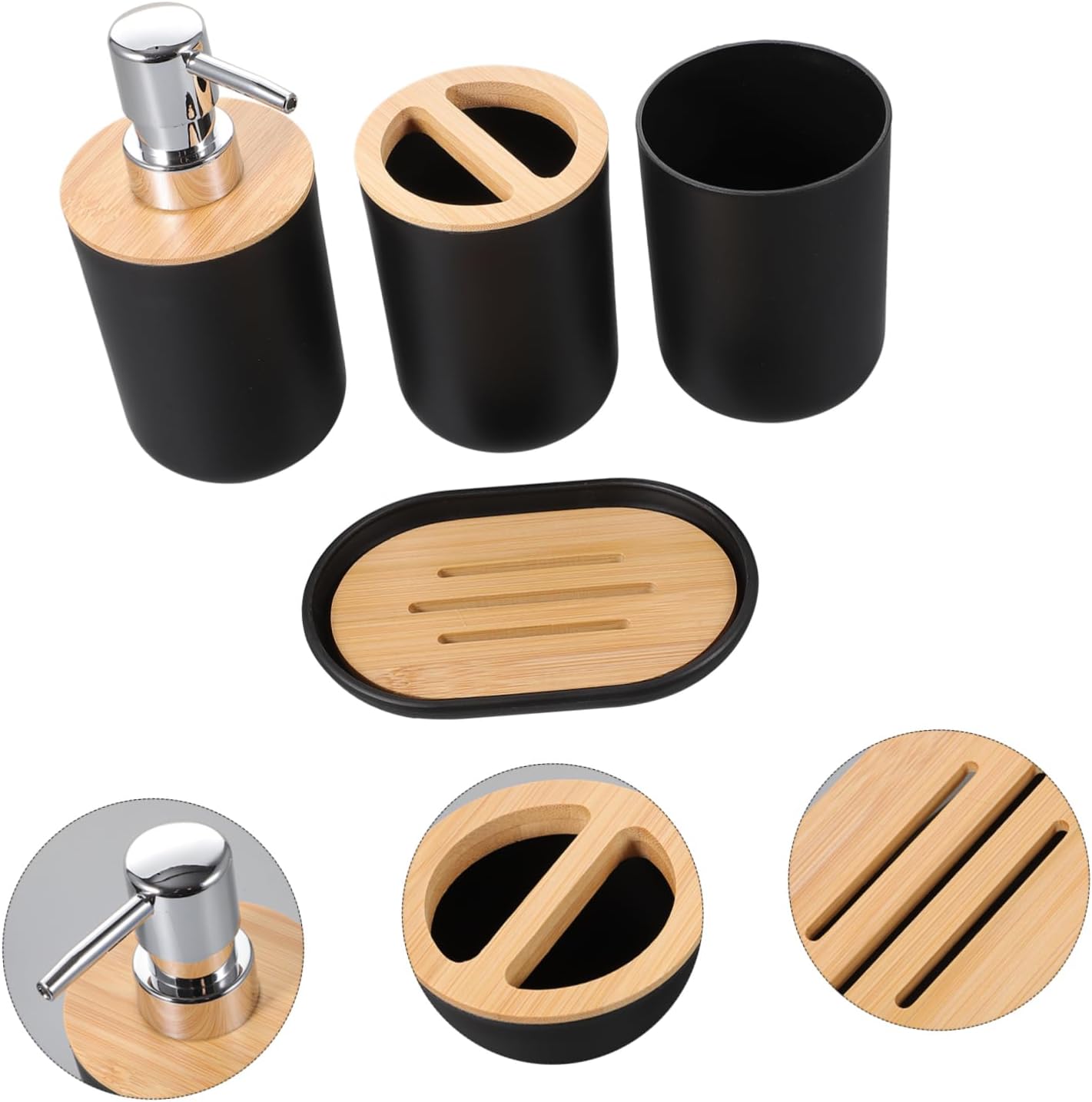 Stylish 4-Piece Mens Bathroom Set for Ellis