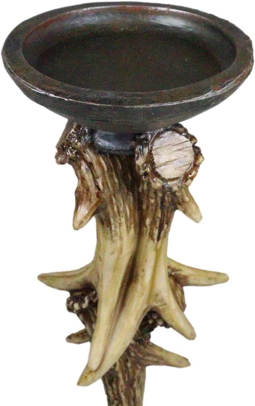 Ebros Gift Antlers Candle Holder