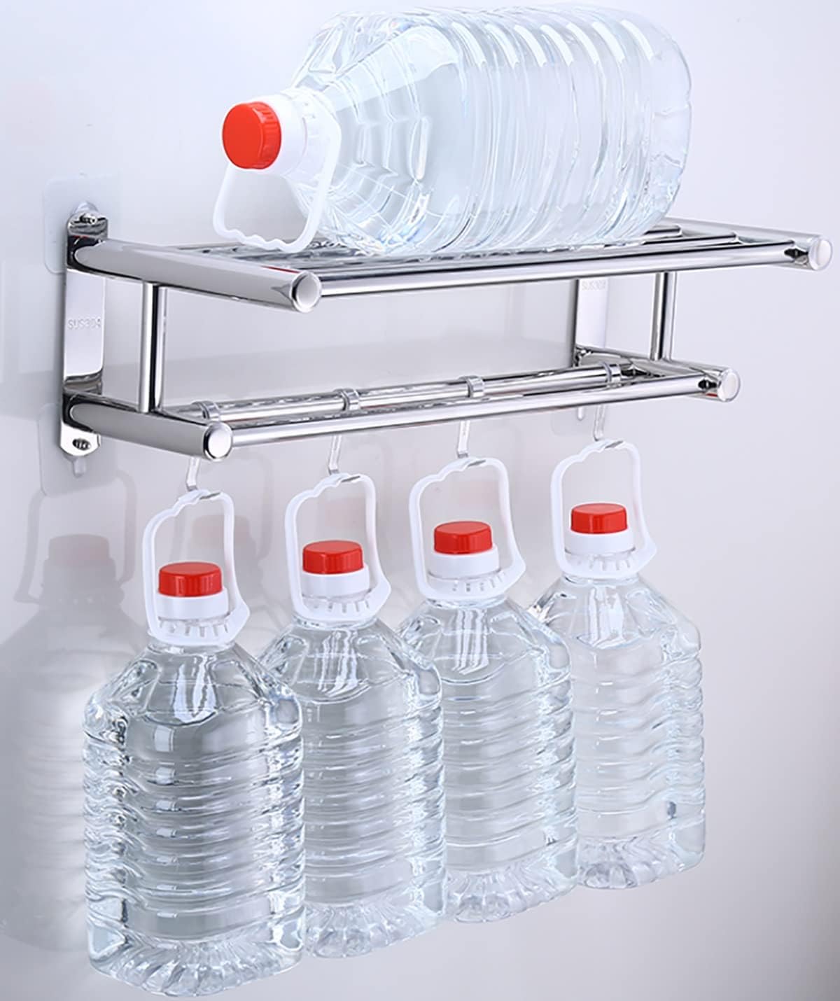 Premium Stainless Steel Towel Rack with Modern Design for Bathroom Kitchen Use