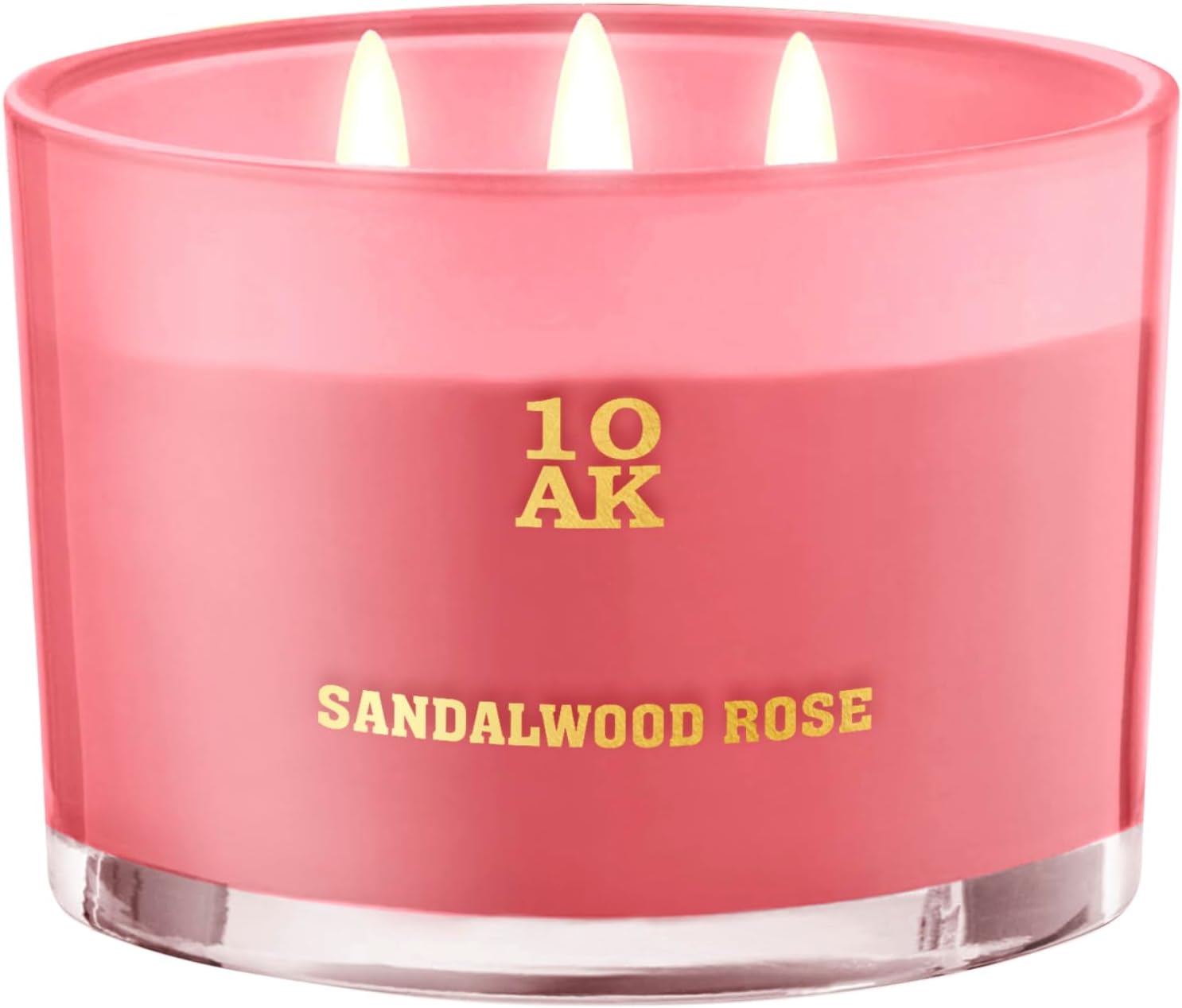 1OAK 3 Wick Sandalwood Rose Candle Luxury Candle for Home
