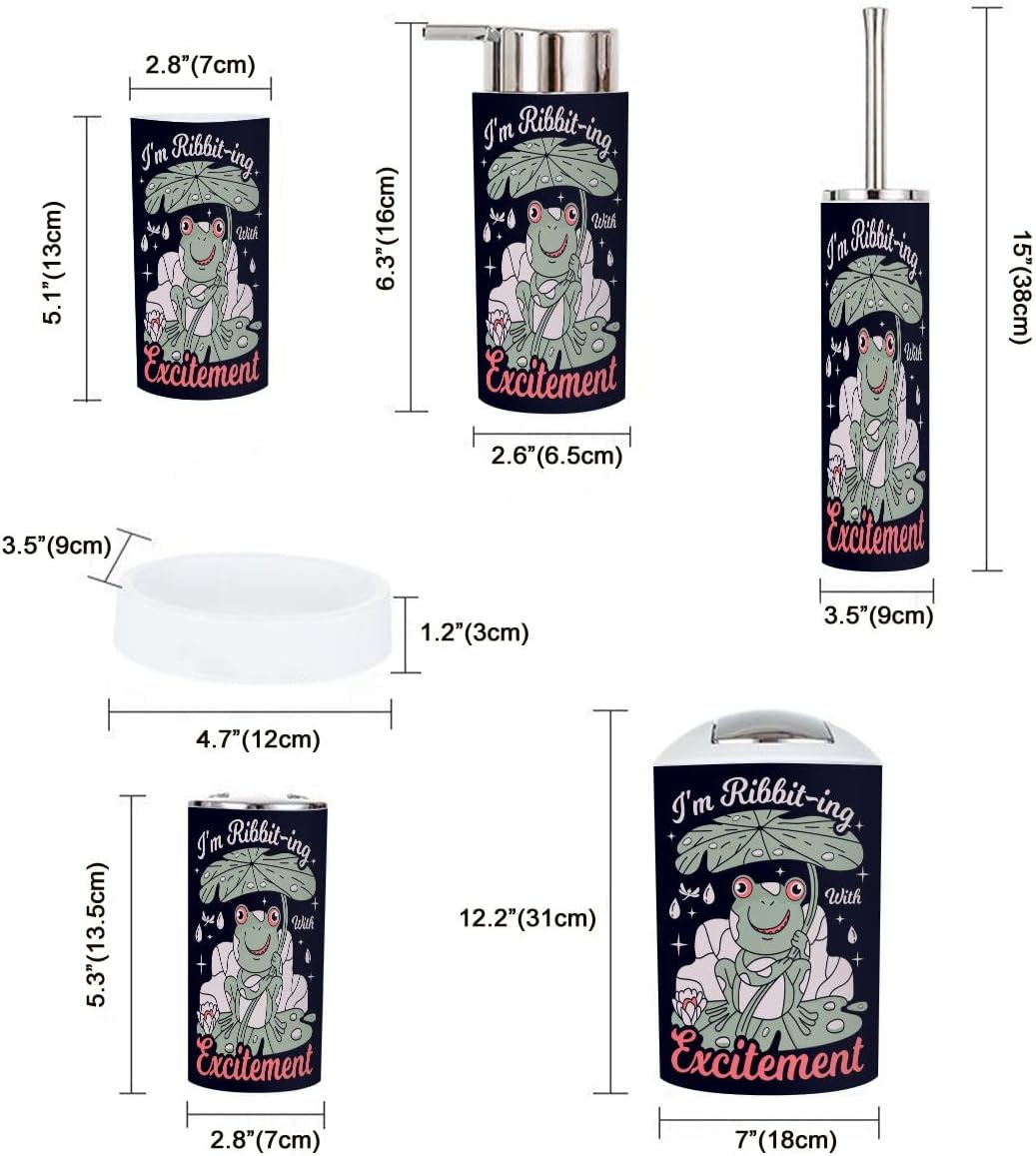 Frog Design 6-Piece - Stay Organized Stylish