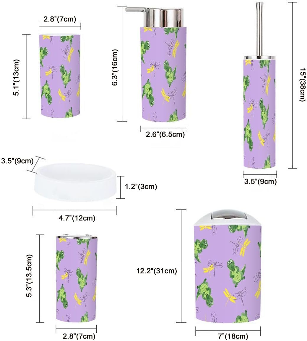Bathroom Set 6-Piece Durable Stylish