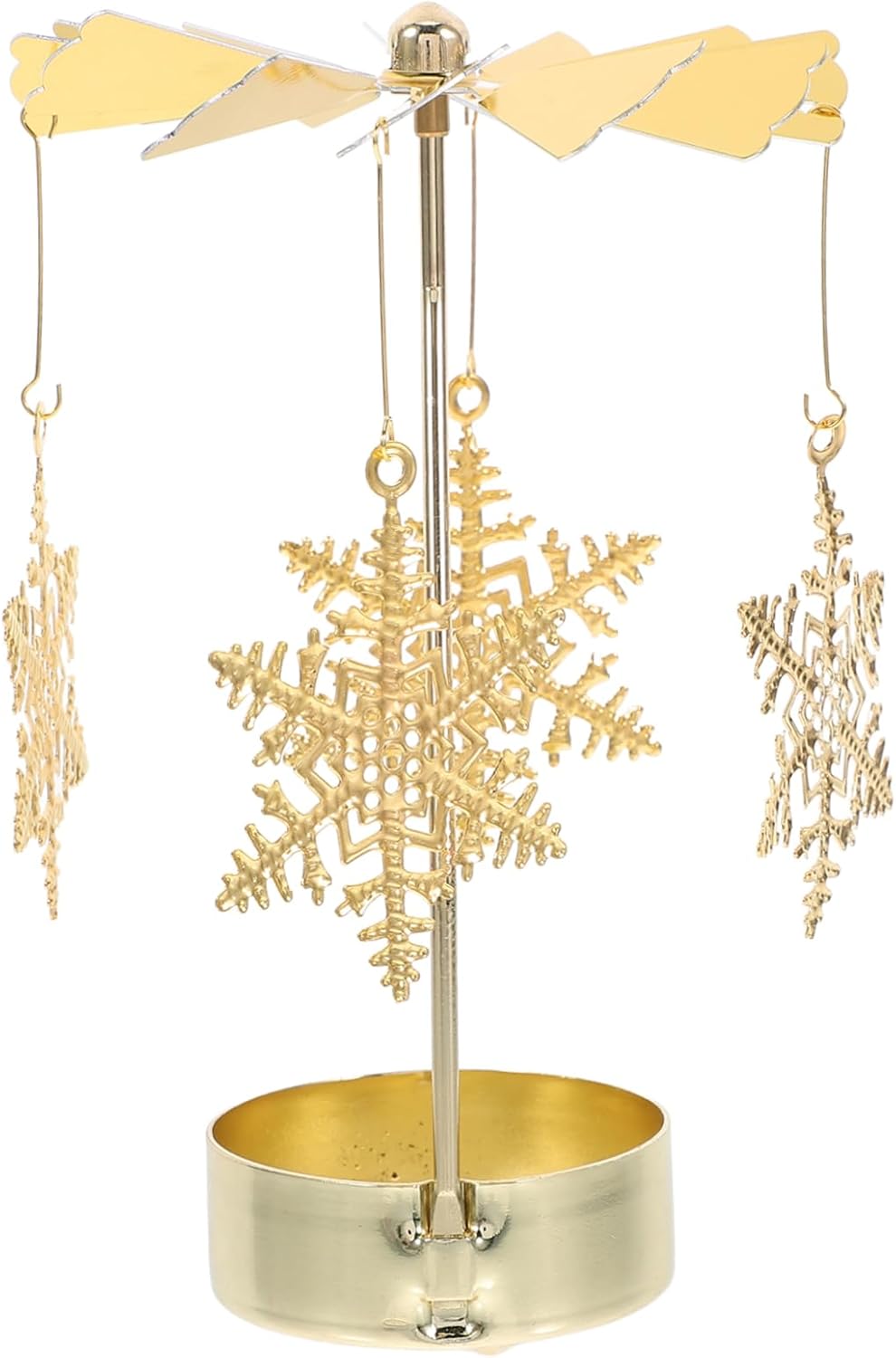 STOBAZA Fairy Carousel Candle Holder - Unique Rotating Candlestick for Christmas Parties