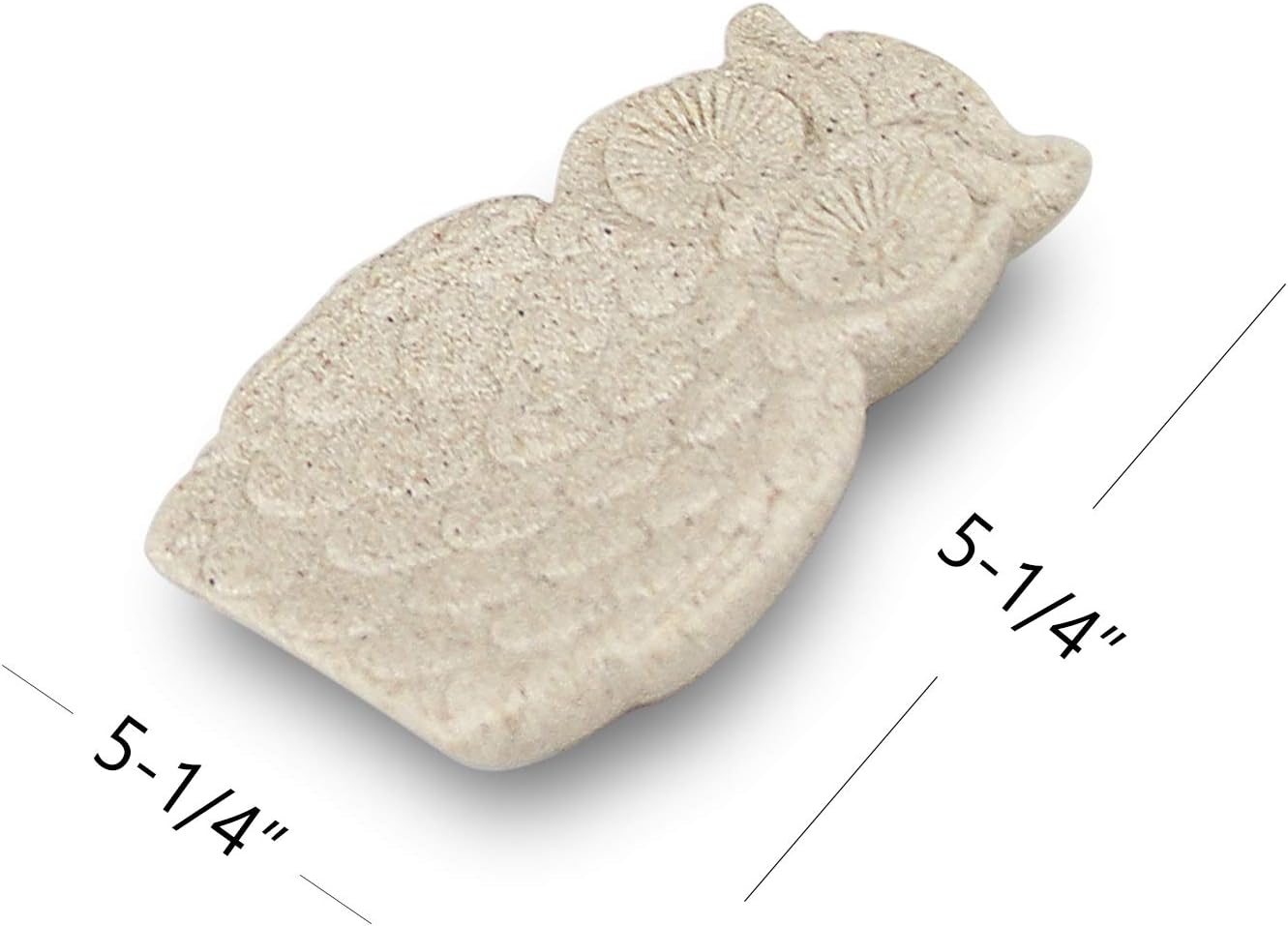 Evelyne Owl Resin Sandstone Bathroom Accessory Set
