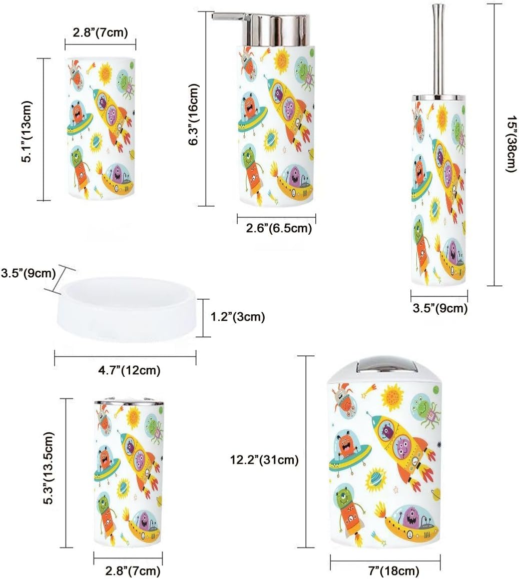 Space-Friendly Christophers Kids Bathroom Set - 6-Piece giggles Good Uses