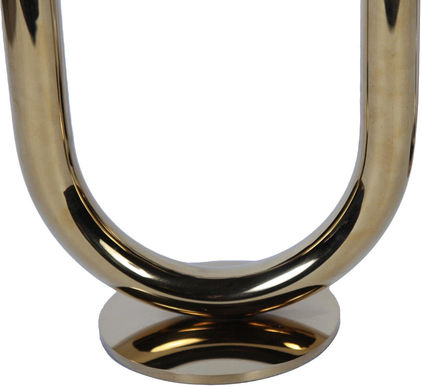 Elegant Gold U-Shape Candle Holder