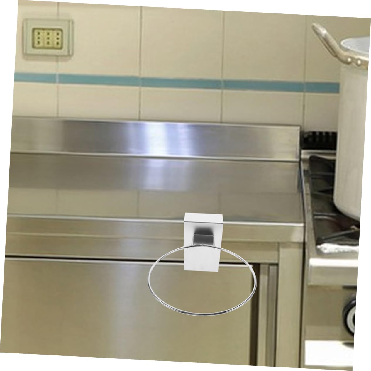 Sturdy Stainless Steel Kitchen Towel Holder for Boys Bedrooms