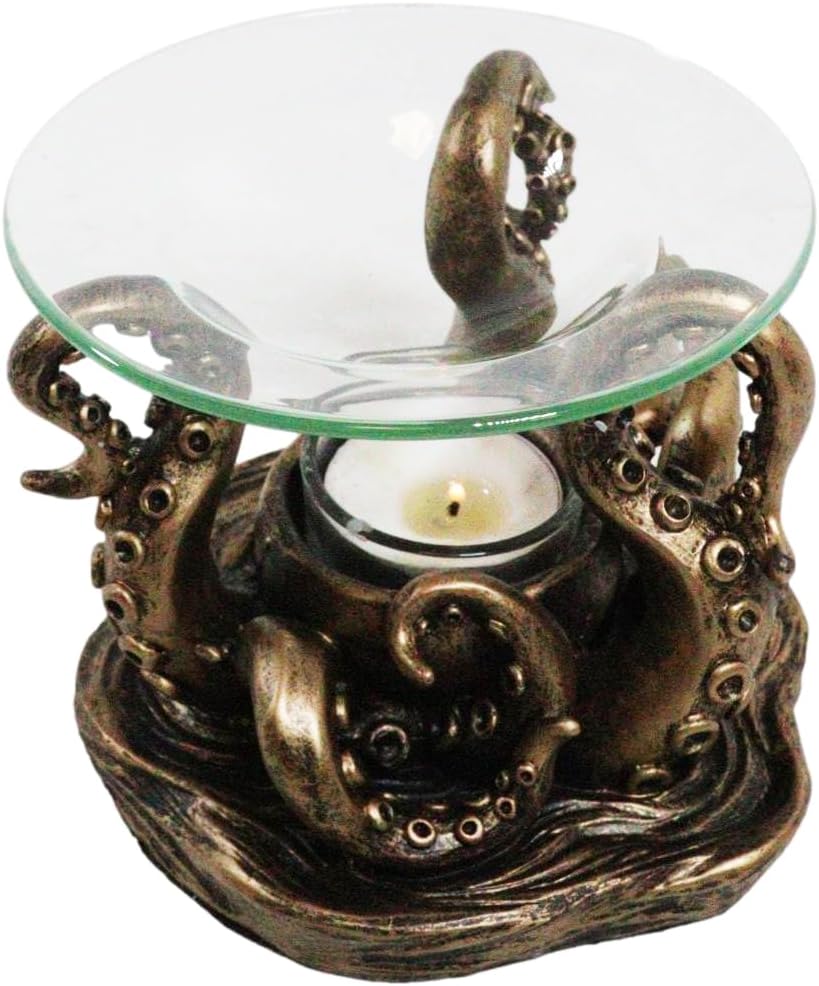Ebros Nautical Kraken Octopus Candle Holder