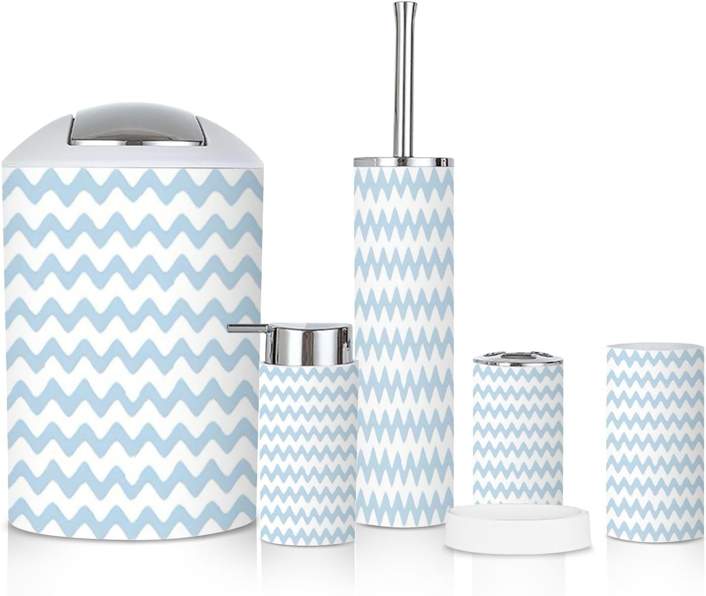 6-Piece Boho Bathroom Accessories Set