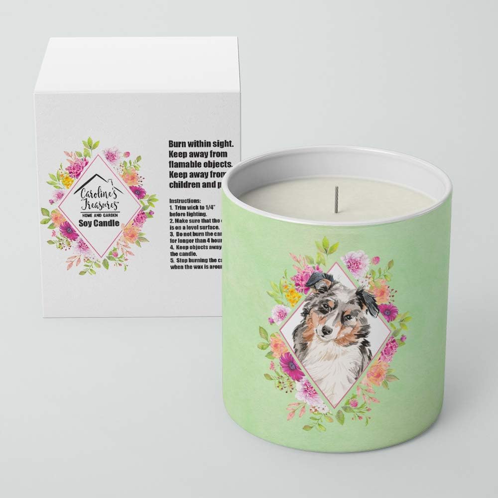 10 oz Decorative Soy Candle with a touch of elegance