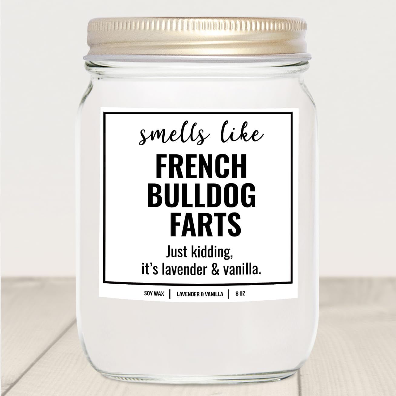 French Bulldog Candle
