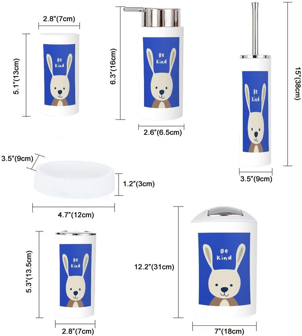 Stylish and Durable bathroom Accessories Set for Nursery and Beyond
