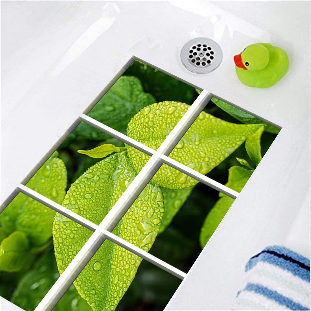 Non Slip Bathtub Stickers Square for Adults 59x59 Inch x 6pcs