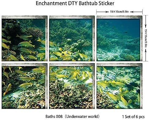 Non-Slip Bath Sticker for Kids Durable Marine Design