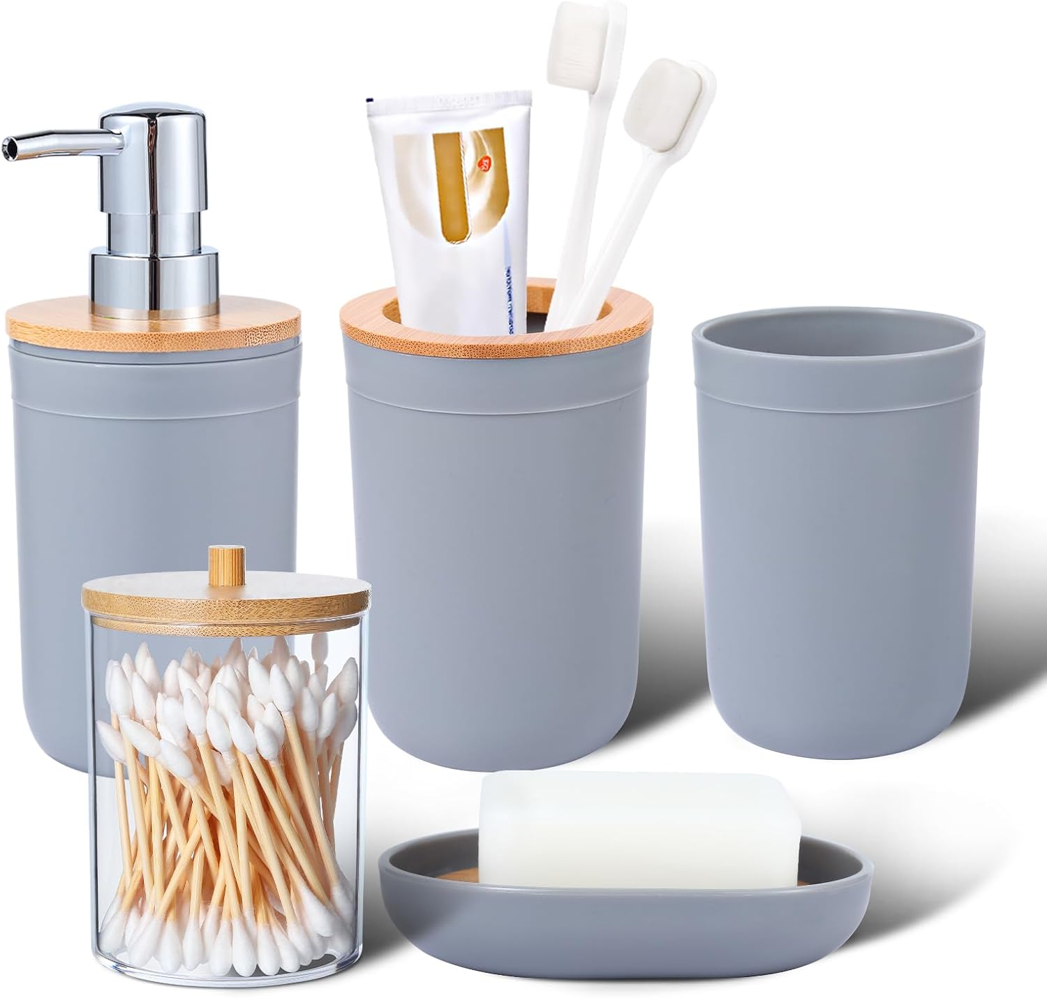 iMucci 5-Piece Bathroom Accessory Set
