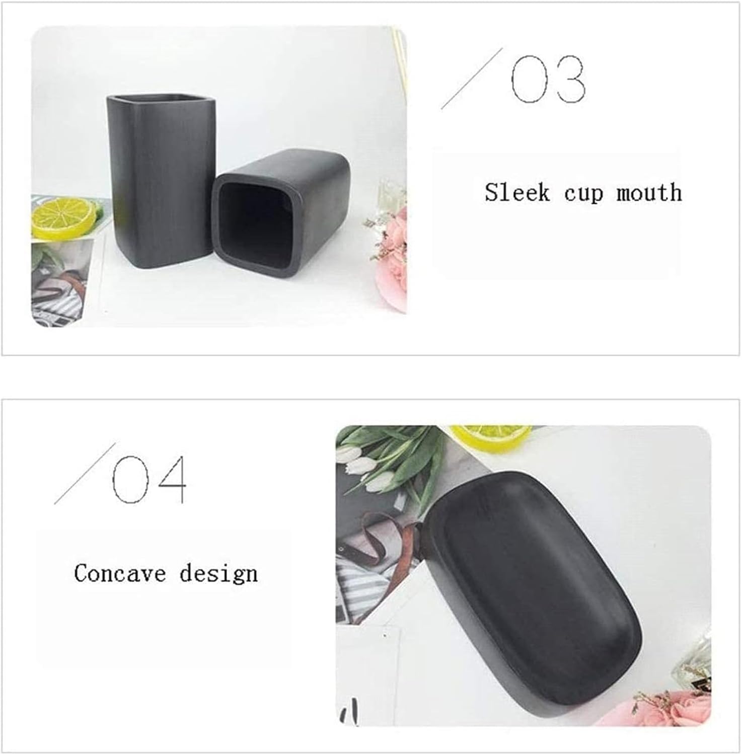 OXOAMP Soap Dispenser 5 Piece Bathroom Set