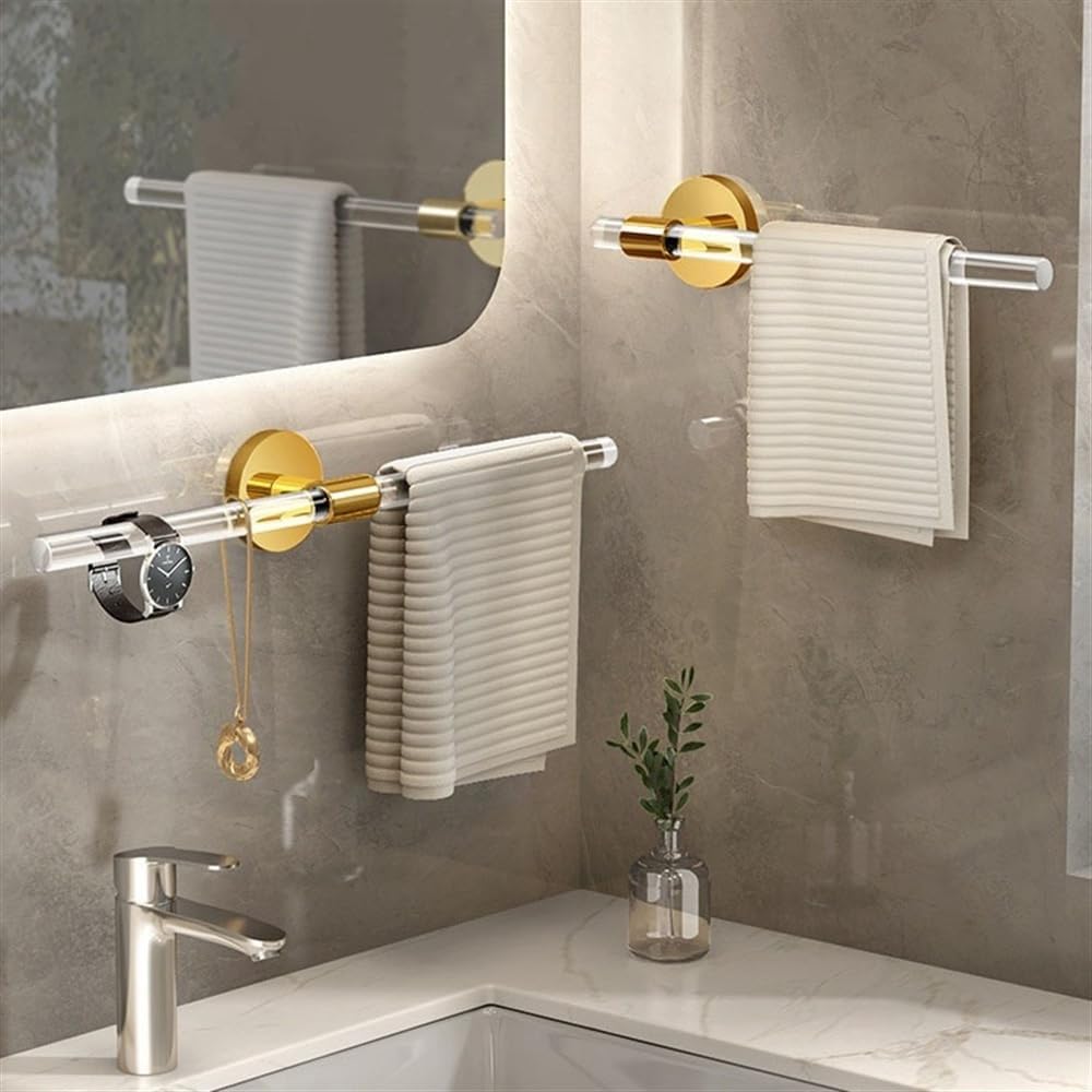 Sturdy Wall-Mounted Towel Bar