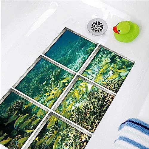 Non-Slip Bath Sticker for Kids Durable Marine Design