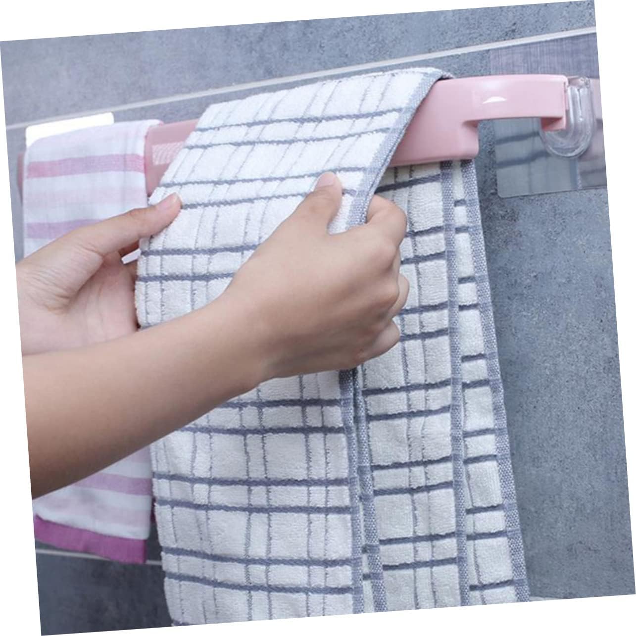 Ciieeo Wall-Mounted Towel Rack for Kitchen and Bathroom