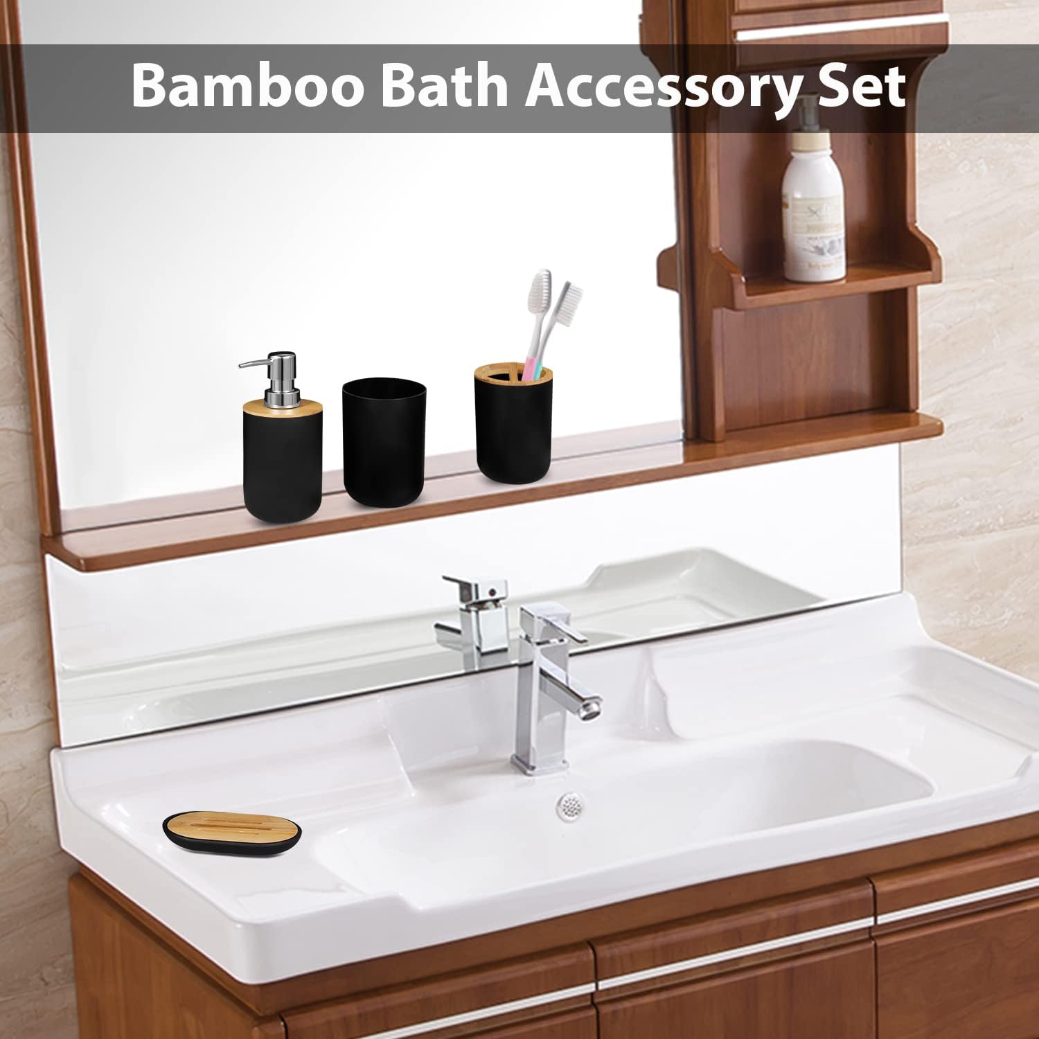 Elegant 6-Piece Bathroom Accessory Set