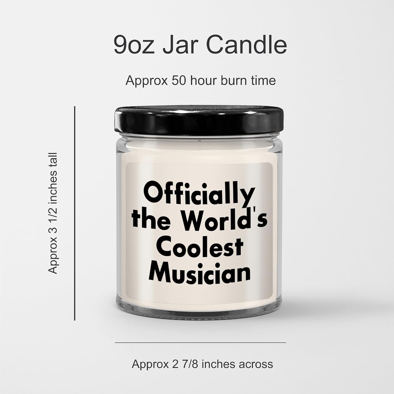 Funny Musician Candle