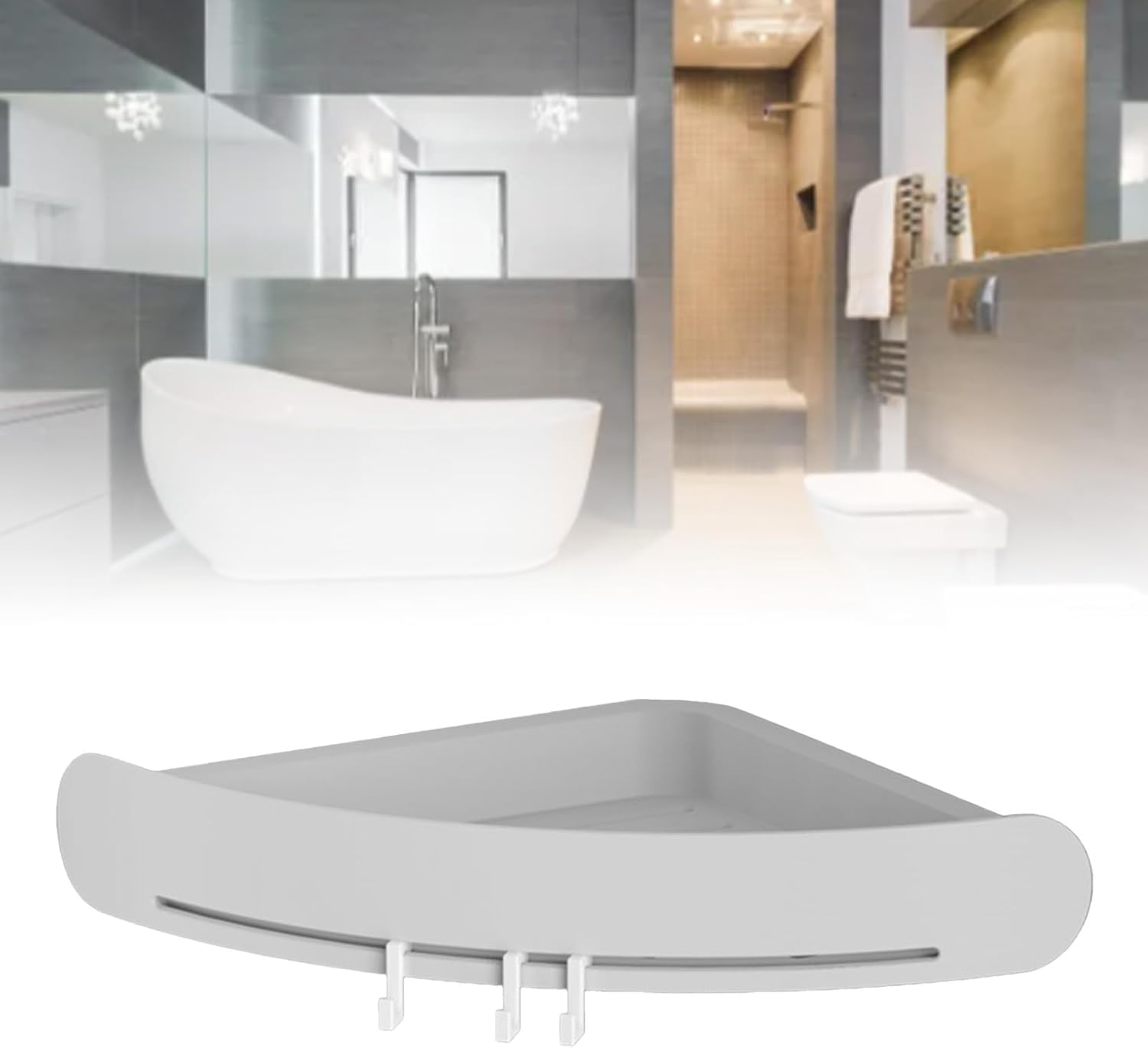 Corner Wall Shower Shelf Storage Rack for Bathroom