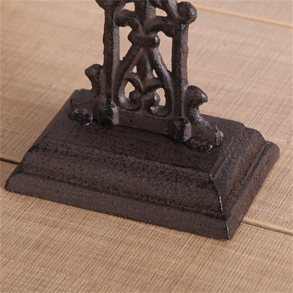 VejiA Cast Iron Candlestick Holder Vintage Design