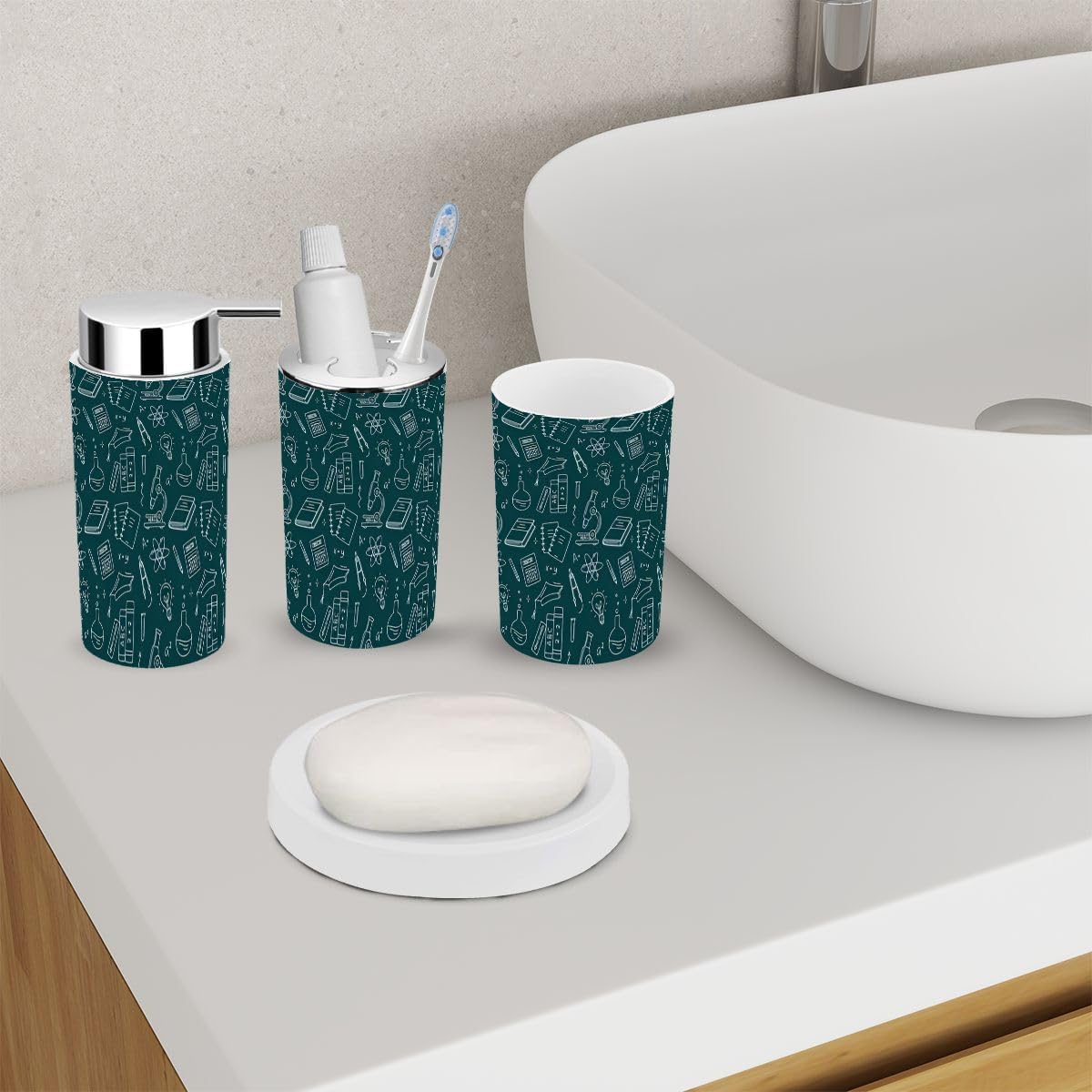 Bathroom Accessory Set 6 Piece
