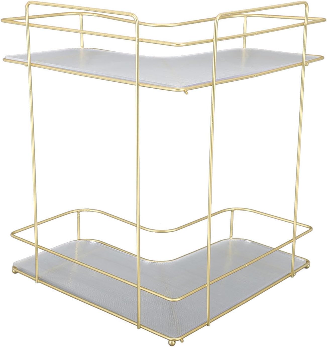 Corner Bathroom Organiser with Adjustable Shelves